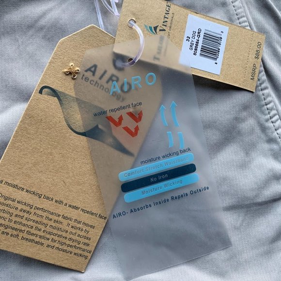 Tailor Vintage NWT Shorts Mens Sz 32 Gray - Picture 3 of 7